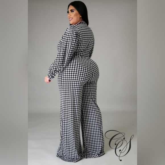Genna Houndstooth Jumpsuit - Picture 5 of 5